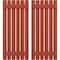Ekena Millwork Americraft 6-Board, 2 Batten Exterior Real Wood Spaced Board-n-Batten Shutters, ARW101SB623X44CLH, PR ARW101SB623X44CLH - alternate 1